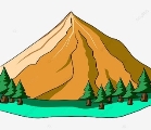 Клипарт Forest Yellow Mountains PNG , зеленый, Снежная гора, высокая гора  PNG картинки и пнг PSD рисунок для бесплатной загрузки